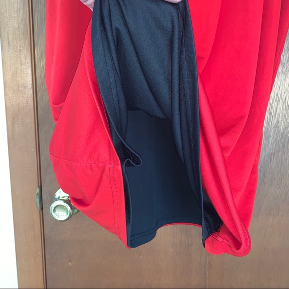 Men’s 2XL VTG ADIDAS Reversible Basketball Practice Jersey Tank Top Black Red EC - Picture 11 of 12